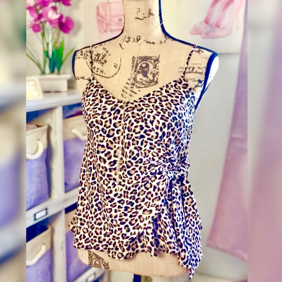 Supply and Demand leopard print tie blouse - Picture 7 of 7